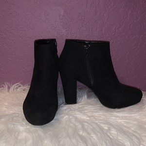 New Directions Black Booties , Size (7 US) Women